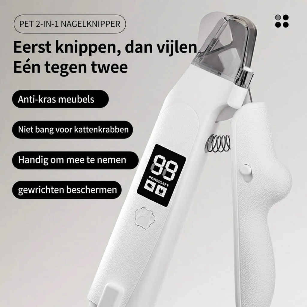 Nagelknipper en Slijper - 2 in 1 Elektrisch