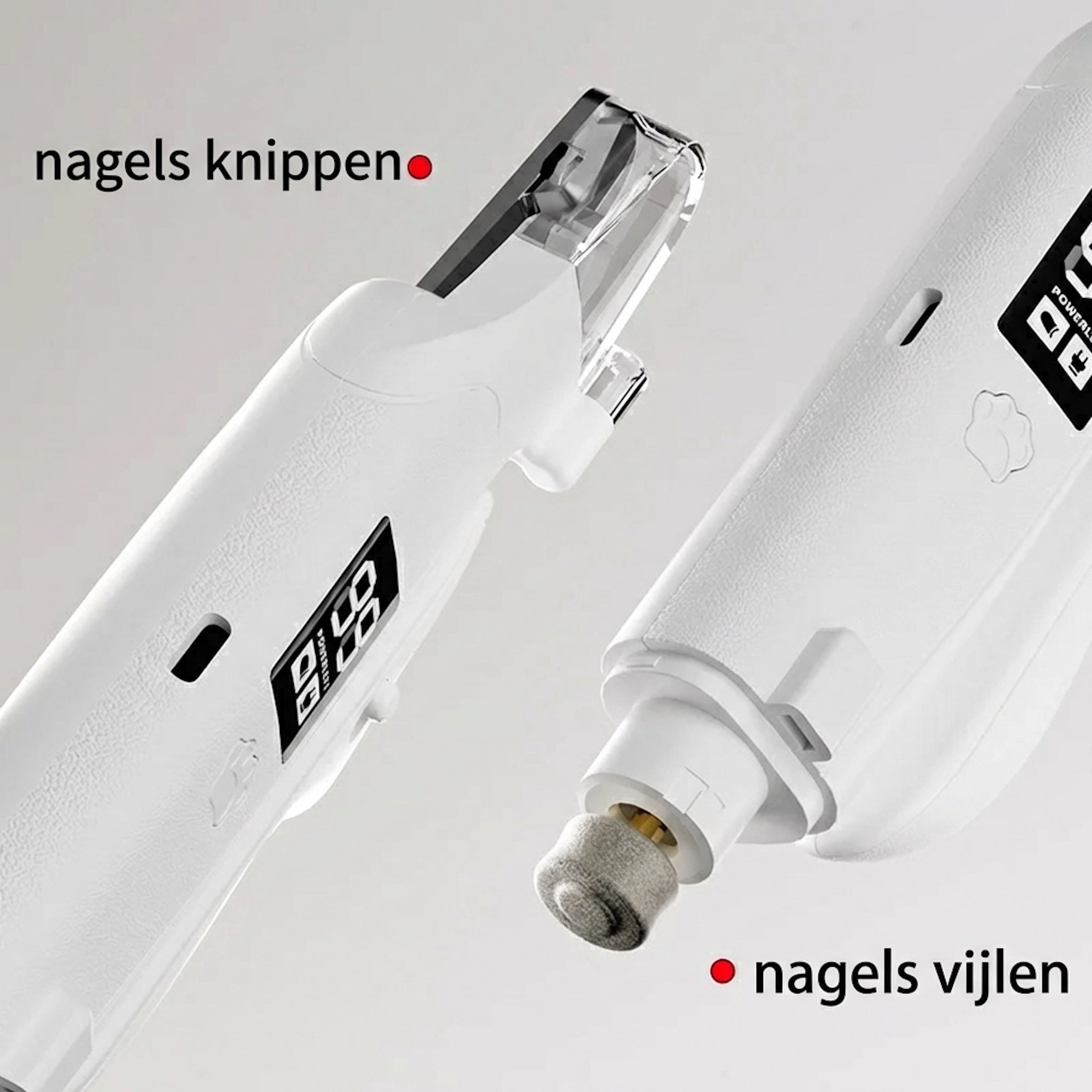 Nagelknipper en Slijper - 2 in 1 Elektrisch