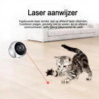 Aiook S1 Slimme Huisdier Robotcamera - 2K HD met Laser & AI-Tracking